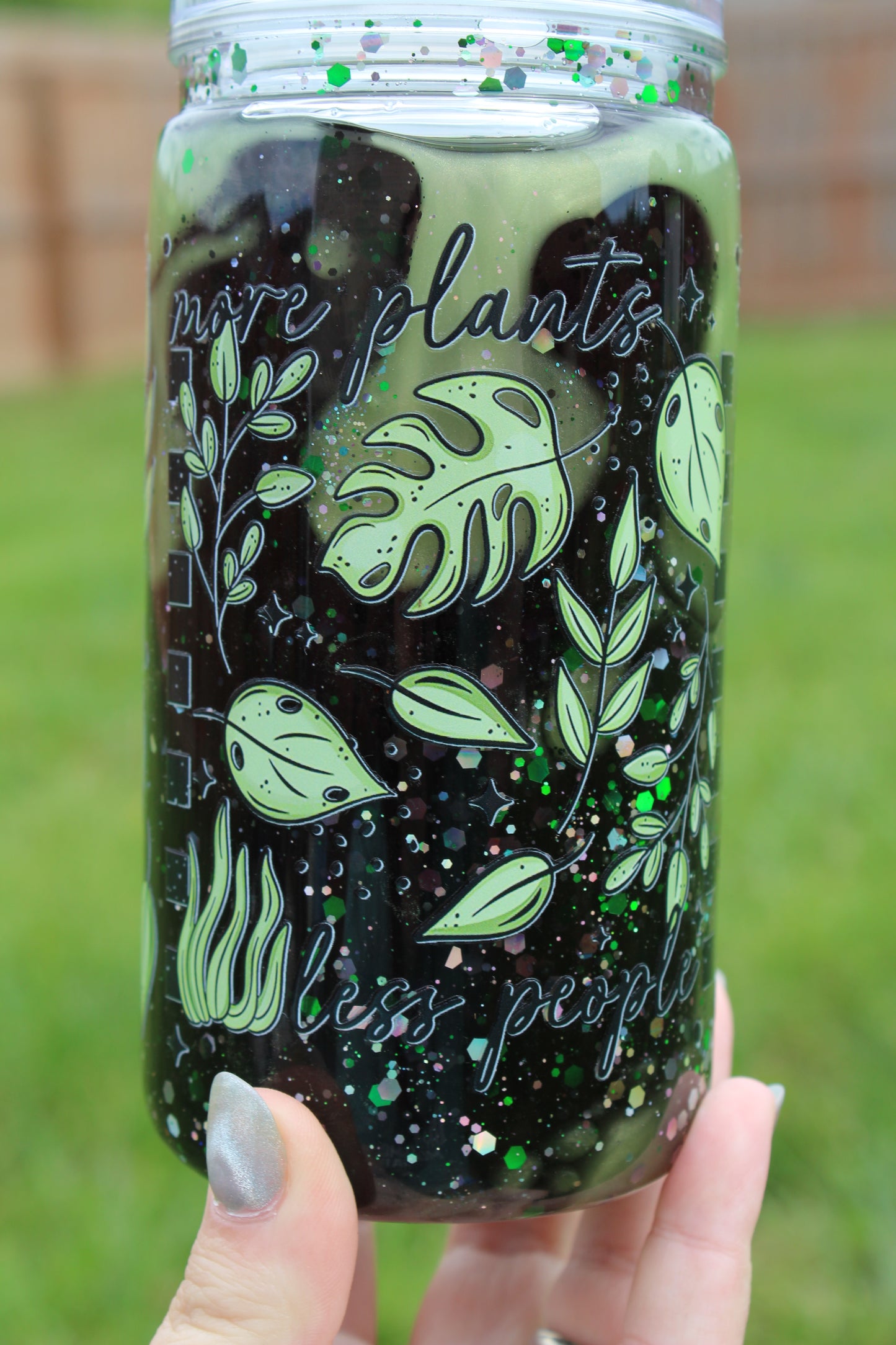 16oz More Plants, Less People Dual Lava