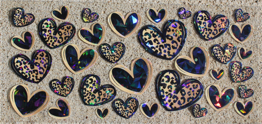 Holo Leopard hearts #216