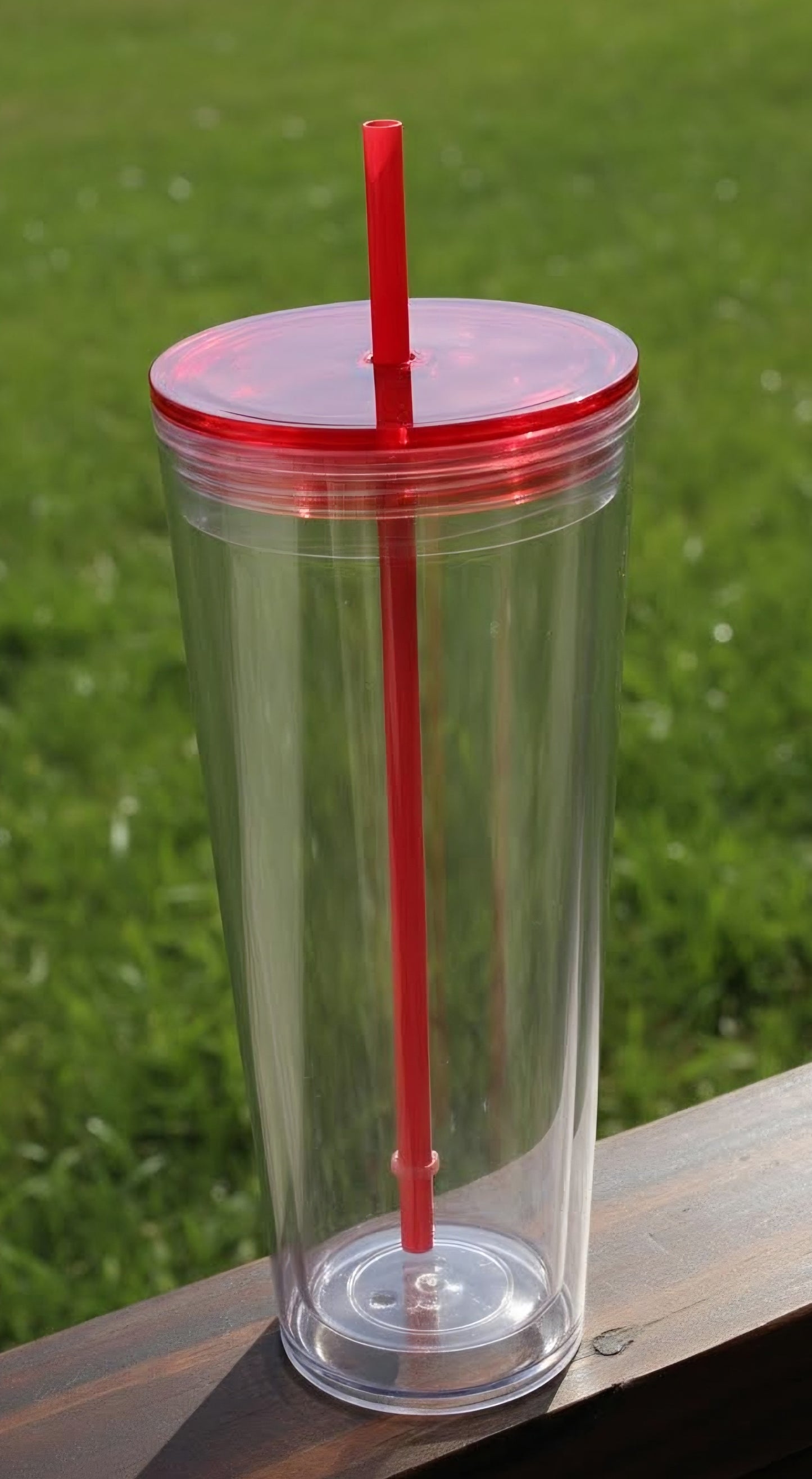 24oz Acrylic Snowglobe Tumbler