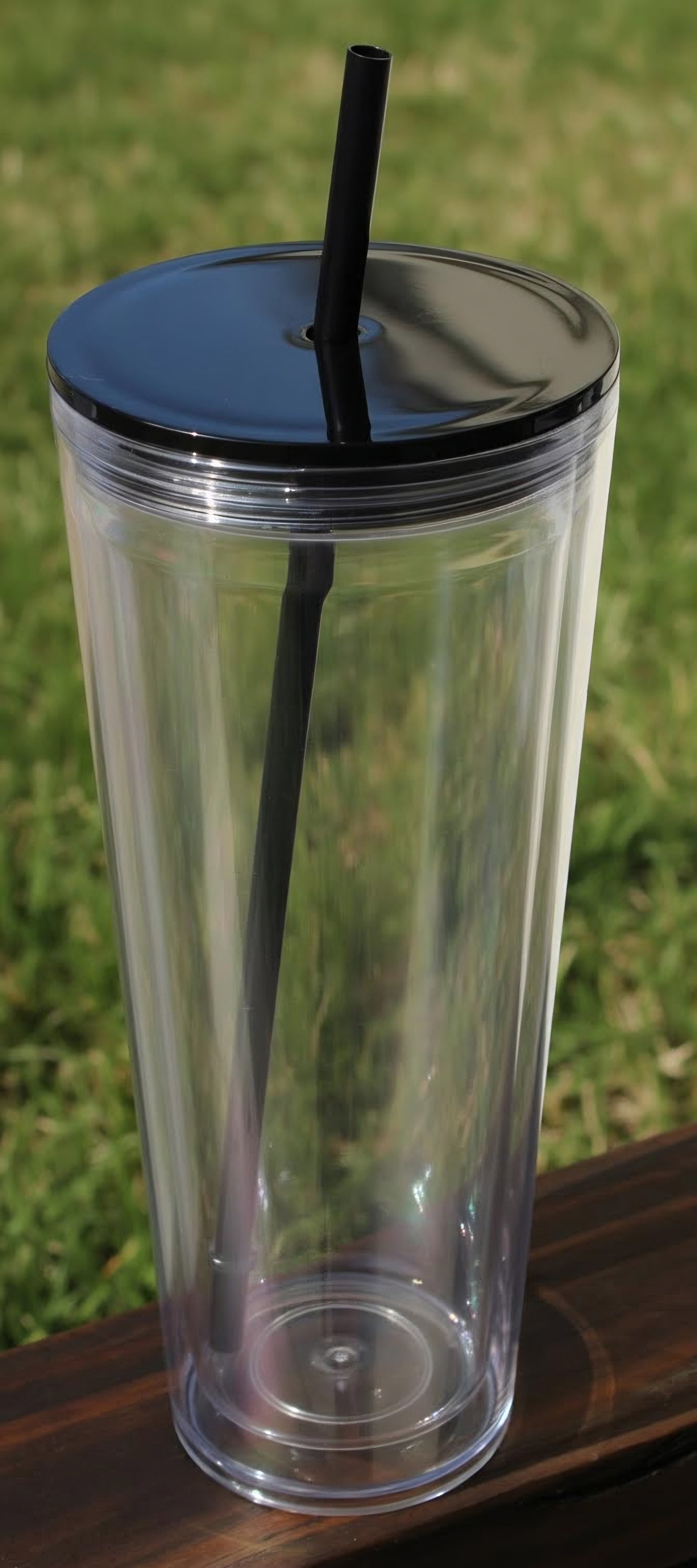 24oz Acrylic Snowglobe Tumbler