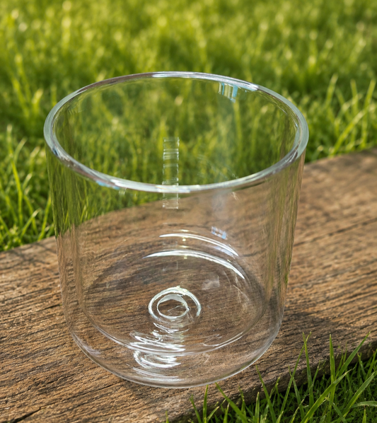 12oz Whiskey glass Snowglobe
