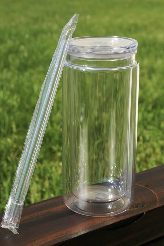 20oz Acrylic Snowglobe cup