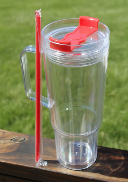 40 oz Acrylic Snowglobe Tumbler