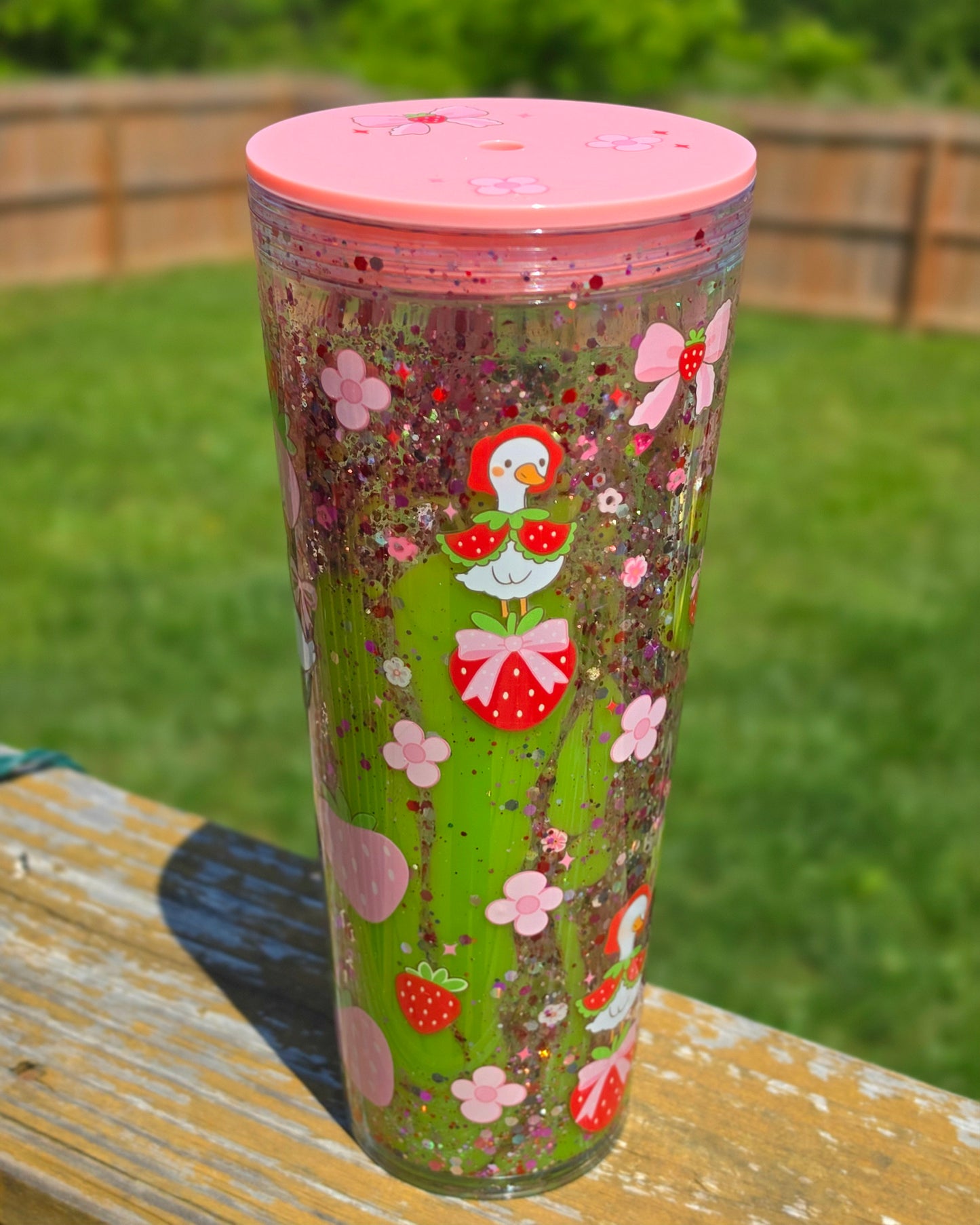 24oz Strawberry Goose Lava