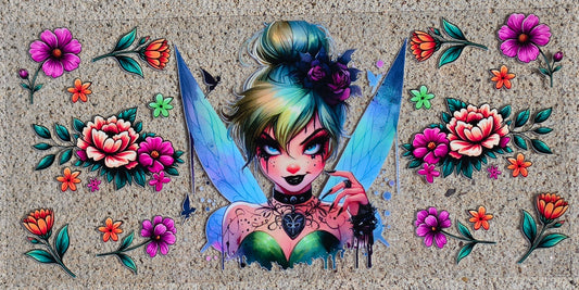 Goth tinker bell #419