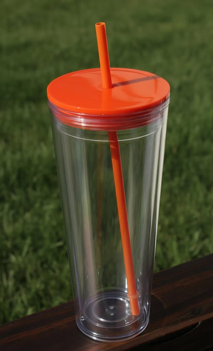 24oz Acrylic Snowglobe Tumbler