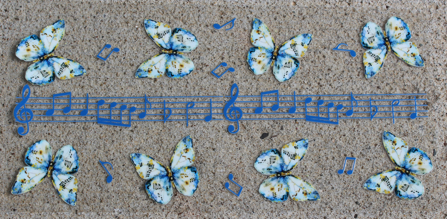 Music butterfly #349