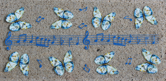 Music butterfly #349