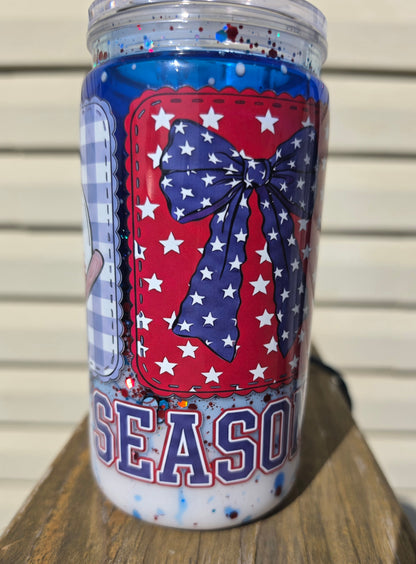 16oz Baseball Season Dual Lava